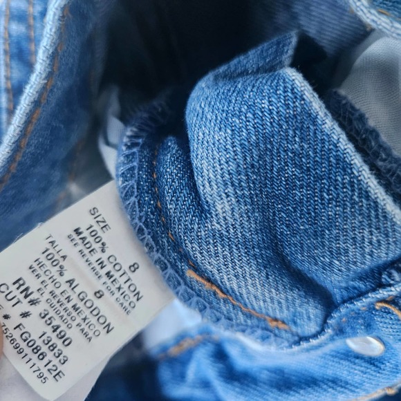 Vintage Faded Flory Galaxy Flare Jeans Sz 8 - Picture 4 of 4